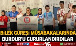 Bilek Güreşi Müsabakalarında Burdur'u Gururlandırdılar