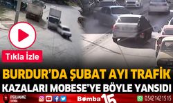 Burdur'da Şubat Ayı Trafik Kazaları KGYS'ye Böyle Yansıdı