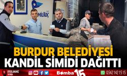 Burdur Belediyesi Kandil Simidi Dağıttı