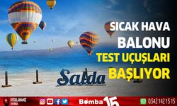 Burdur'da sıcak hava balonu test uçuşları başlıyor