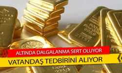 Altının kilogram fiyatının 2 milyon 430 bin liraya geriledi, dalgalanma daha sert olacak