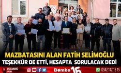 Karamanlı Belediye Başkanı Fatih Selimoğlu Mazbatasını aldı