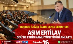 Asım Ertilav SDÜ'de konferansta konuştu