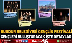Burdur Belediyesi Gençlik Festivali Gençleri Buluşturacak işte detaylar