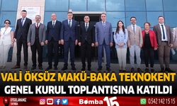 Vali Türker Öksüz MAKÜ-BAKA Teknokent Genel Kurul Toplantısına Katıldı