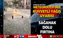 Meteorolojiden Burdur için sağanak ve dolu uyarısı