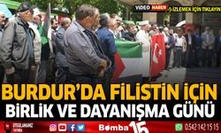 Burdur'da Filistin İçin Birlik ve Dayanışma