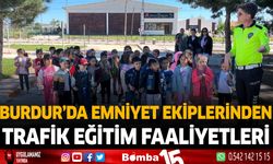 Burdur'da Emniyet Ekiplerinden Trafik Eğitim Faaliyetleri