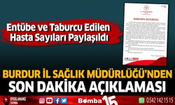 Burdur İl Sağlık Müdürlüğü'nden Son Dakika Açıklaması