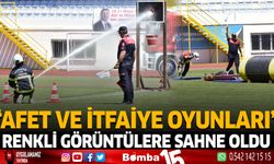 'Afet ve İtfaiye Oyunları' Renkli Görüntülere Sahne Oldu