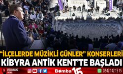 "İlçelerde Müzikli Günler" Konserleri Kibyra Antik  Kent'te Başladı