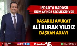 Ali Burak Yıldız Isparta Baro seçimlerinde başkan adaylığını açıkladı