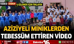 Aziziye Şehit Orhan Ayan İlkokulu öğrencilerinin çektiği video tebessüm ettirdi