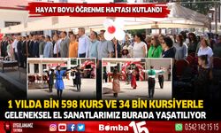 Burdur Halk Eğitim merkezi bin 598 kurs ve 34 bin kursiyerle geleneksel el sanatlarını yaşatıyor