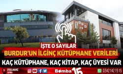 Burdur'un kütüphane verileri açıklandı... Kaç kitap, kaç üyesi var...