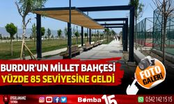 İşte Burdur'da sona gelinen Millet Bahçesi  projesi