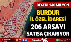 Burdur il özel idaresi arsa vasfındaki 206 parseli satışa çıkarıyor