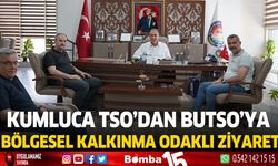 Kumluca TSO'dan BUTSO'ya bölgesel kalkınma odaklı ziyaret