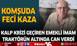 Isparta'da Kalp Krizi Geçiren Sürücü Traktörün Altında Can Verdi