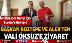 Antalyaspor yönetimi ve teknik ekibi Burdur Valiliği'ni ziyaret etti