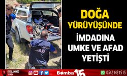 Doğasever kadının imdadına Burdur UMKE ve AFAD ekipleri yetişti