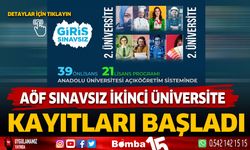 Anadolu Üniversitesi sınavsız İkinci Üniversite kayıtları başladı