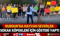 Hayvan severler Burdur'da yasaya hayır sevem için bir arayageldi