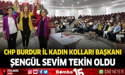 CHP Burdur İl Kadın Kolları Başkanı Şengül Sevim Tekin oldu