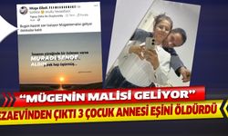 Cezaevinden çıkan koca, 3 çocuk annesi eşini öldürdü