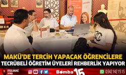 MAKÜ'de Tercih Yapacak Öğrencilere Öğretim Üyeleri Rehberlik Yapılıyor