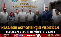 NASA eski astrofizikçisi Yıldız'dan başkan Yusuf Keyik'e ziyaret