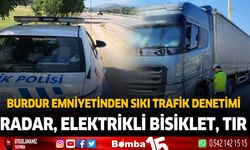 Burdur Emniyetinden sıkı trafik denetimi