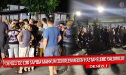 Denizli'de çok sayıda mahkum zehirlenme nedeniyle hastanelere kaldırıldı