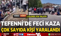 Burdur Tefenni Beyköy kavşağında trafik kazası