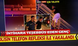 İntihara teşebbüs eden genç, polisin telefon rekleksi ile yakalandı