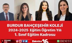 Bahçeşehir Koleji 2024-2025 Eğitim Öğretim Yılı 1.Sınıf Öğretmen Kadrosu