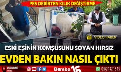 Eski eşinin evini soyan hırsız tanınmamak için bakın ne yaptı