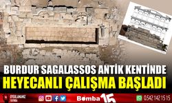 Burdur Sagalassos Antik Kentinde heyecanlı çalışma başladı