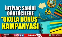 İhtiyaç sahibi Öğrencilere "Okula Dönüş" Kampanyası