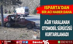 Isparta'da meydana gelen trafik kazasında 1 kişi hayatını kaybetti