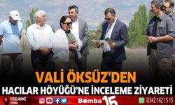 Vali Öksüz'den Hacılar Höyüğü'ne inceleme ziyareti