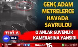 Otomobilin çarptığı yaya metrelerce havaya savruldu: O anlar kamerada