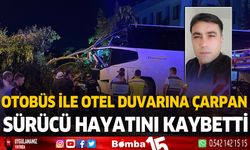 Antalya'da otobüs kazasında şoför hayatını kaybetti