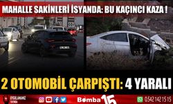 Antalya’da iki otomobil çarpıştı: 4 yaralı