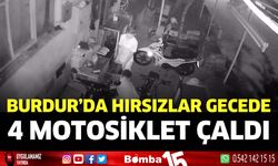 Burdur'da hırsızlar aynı gecede 4 elektrikli motosiklet çaldılar