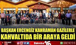 Başkan Ercengiz, Kahraman gazilerle kahvaltıda bir araya geldi