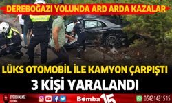 Burdur Dereboğazı yolunda trafik kazası