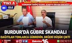 Burdur'da yaşanan  gübre skandalı ile ilgili başkanlardan basın açıklaması