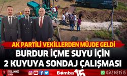 Ak Parti'den Burdur içme suyu için 2 sondaj açıklaması