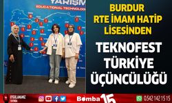 Burdur Recep Tayyip Erdoğan Anadolu İmam Hatip Lisesi Teknofest başarısı